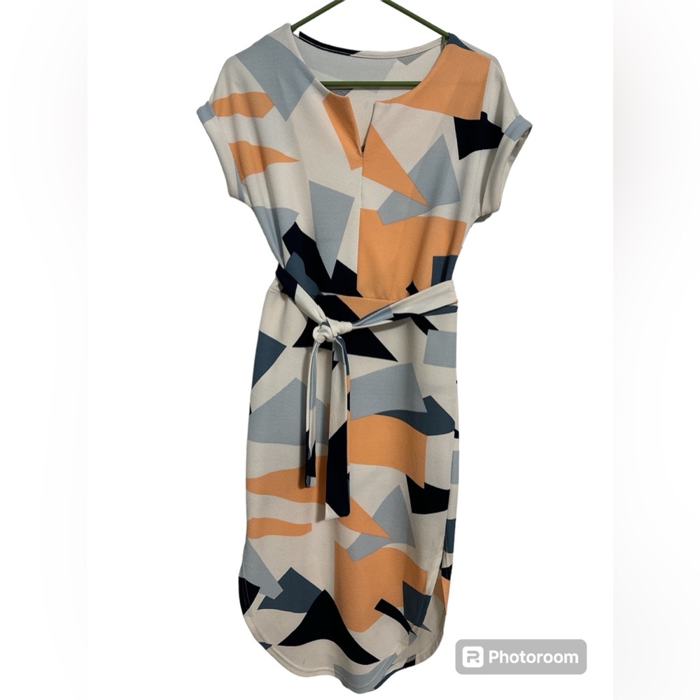 Geometric Pattern Dress